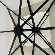 Factory Price Outdoor 3*3m Double Roof Waterproof Umbrella With Side Stand thumbnail-4