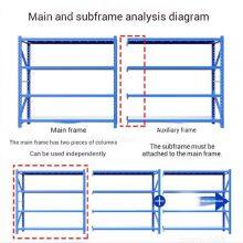 Adjustable 5-Tier Heavy Duty Garage Storage Shelving System With Adustable Laminate -150KG Reinforced Cold Rolled Steel Racks-OEM/ODM thumbnail-4