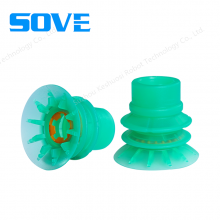 SPB2f Corrugated Vacuum Silicone Suction Cup 15-30mm Disc Diameter Imported Packaging Bag With Special Nozzle Rubber Product thumbnail-1