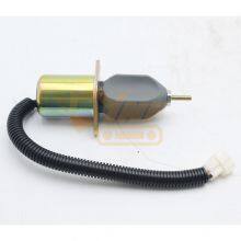Fuel Stop Solenoid 425-36117 1753ES-12A3UC5B1S1 for 4TNE106 106T Engine SL7600 SL7800 Skid Loader thumbnail-2