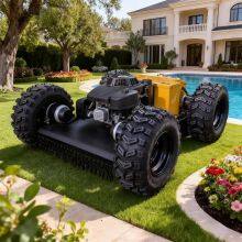 Industrial Single Cylinder Euro 5 Gasoline Engine Track-Mounted Remotely Controlled Forstmulcher Ferngesteuert Vigorun Farm thumbnail-1