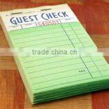 Carbonless Guest Check Pad for Restaurant