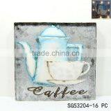 Wholesale Wrought Iron Wall Decor With Led Lights thumbnail-1