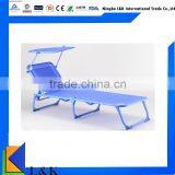 Outdoor Leisure Sun Folding Bed /beach Bed/foldable Bed With Sun Canopy thumbnail-1