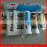 12ft x 9ft Disposable Plastics Dust Sheet With Painters thumbnail-2