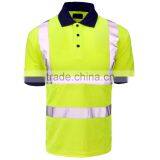 Custom cheap price high visibility polo shirt