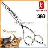 NPK02TC SUS440C Stainless Steel Scissors for Pet Grooming TIJERAS DE MASCOTA thumbnail-1
