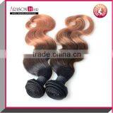 1b/4/30 Fashion 3Tone Ombre Brazilian Virgin Human Hair Cheap Hair Weaving thumbnail-6