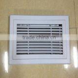 Plastic return air filter grille with frame