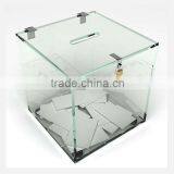 Customized Acrylic Donation Box,Lucky Draw Box, Ballot Box Wholesale Quality Choice thumbnail-1