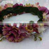 Wholesale Fashion Tiara Flower Crown Headband Women Wedding Garland Crown Handband Girls thumbnail-5