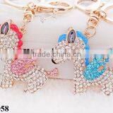 High-grade Keychain High Qulity Diamond, Rhinestone Horse Keychain Gifts K0058 thumbnail-2