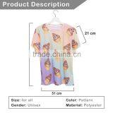 3D T Shirt Emoji Icecream Poop Print Custom Girls T Shirt Online Shopping thumbnail-2