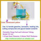 Peristaltic Pump Fuel and Lubricant Tubing, Model: TF-165, ID: 1.65mm, Wall Thickness: 0.86mm, Embrittlement & Swelling Resist