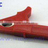Jumper Wires Alligator Crocodile Roach Test Clip Plastic Handles Crocodile Clips 54mm Red Color I00163