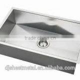 handmade straight corner kitchen sink L534323 304