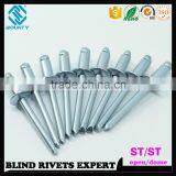 HOT SELLING DOME HEAD DIN7337 ALL STEEL STEEL BLIND RIVETS thumbnail-4