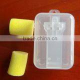 2016 Hot Selling Ear Plugs 33db PU Foam Hearing Protection Soundproof Earplugs in pp Box