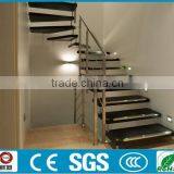 Modern Indoor Customized Wooden Floating LED Stairs/staircase/stair thumbnail-1