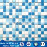 2015 20x20mm Pool and Spa Blue Glass Mosaic Swimming Pool Tile