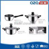 High Quality Cheap Price Bakelite Handle Stainless Steel Cookware Set thumbnail-6