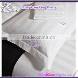 White Stripe 250TC Oxford Style Pillow Shams, White Stripe Pillow Shams in 3cm Stripe for Hotels, Motels thumbnail-1