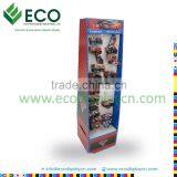 ECO Custom Cardboard Display Stand for Glasses, Corrugated Display With Hooks