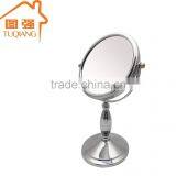Chrome Plated Standing Makeup Mirror Magnifying 5x