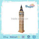 Paiper Big Ben Souvenir 3d Puzzle Model Included Movement Different Types of Clocks