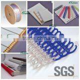 Factory with measured Pitch PVC Plastic Spiral binding material& Single loop wire binding material