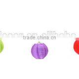 Outdoor Solar Colorful Chinese Lantern Ball LED String Light SO4799R