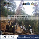 DF-Y-4T practical trailer mounted core drilling rig
