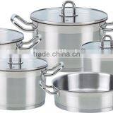 AH3673 9pcs Stainless Steel Apple Shape Cookware Set thumbnail-2