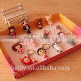 Silk Print 2d 3d Rilicone Plastic Nice Custom Logo Keychain