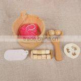 Natural Wooden/bamboo Bath and Body Spa Gift Set thumbnail-6