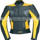 DL-1203 Leather Motorbike Racing Jacket , Leather Garments