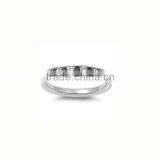 Thinner Design Zicron Stone Cheap Price Promotional Gift Fashion 2 Gram Gold Ring Stainless Steel 2 Gram Gold Ring (LR7306) thumbnail-1