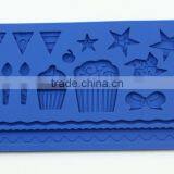 Colorful Flexible Customized Designs Easy to Clean Silicone Chocolate Mold