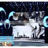 high resolution indoor fulol color p2.5 led display screen curtain for stage backdrops