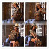 Large Capacity Unisex Handmade Canvas Laptop Bag & Backpack thumbnail-6