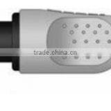 Mindray AMMI 6pin ECG 3 Lead Cable and Leadwires, IEC, Snap thumbnail-2