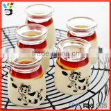 100ml Glass Milk Jar/ Bottle With Cork Lid/glass Candy Pot thumbnail-2