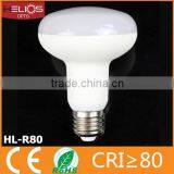 2016 New Product 120v ac Smd 12w R80 Led Bulb