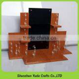Wooden Watch Display With Acrylic c Ring Holder, Shopping Mall MDF Watch Stand thumbnail-5