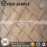 Polyester Woven Suede Fabric Plaid Design thumbnail-1