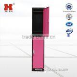 K/D Knocked Down Steel Locker/double Tier Steel Wardrobe With Hanger thumbnail-1