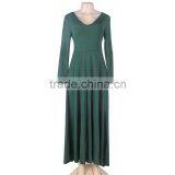 Hot Selling New Design Long Maxi Dress Long Sleeve One-piece Dress thumbnail-4