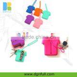 2015 New Hot Customized Funny Clothes Shape Silicone Key Holder Wristbands
