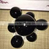 Good quality natural black obsidian crystal ball seven star for decoration