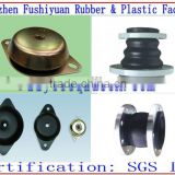 rubber Buffer Shock Mount Vibration rubber mount base Vibration M damping mounts with galvanised oval base plate holes